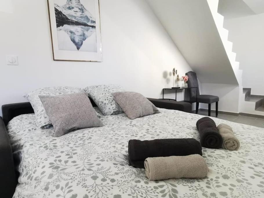 L'Elegant Duplex - Clim I Wifi I Proche Du Centre-Ville Miramas Dış mekan fotoğraf
